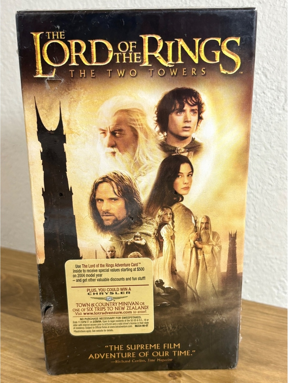 The Lord of the Rings: The Two Towers VHS Movie